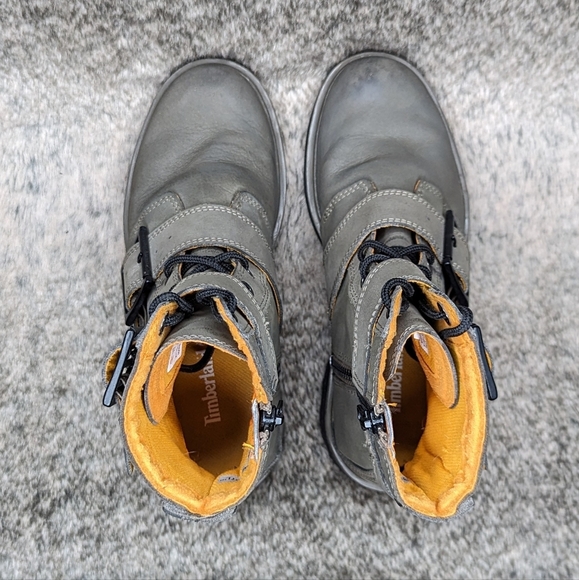 Timberland Kori Park Moto Boot Green Women's 6.5 - Picture 4 of 9